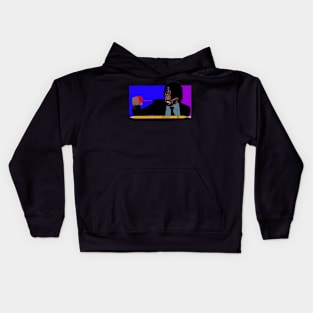 Three Men With a Pencil Kids Hoodie